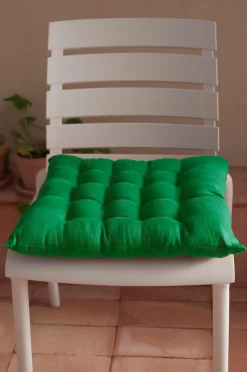 Ellos Home Siddehynde Candice af vasket hør, 40x40x5 cm