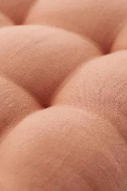 Ellos Home Siddehynde Candice af vasket hør, 40x40x5 cm