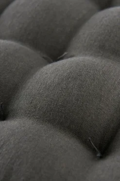 Ellos Home Siddehynde Candice af vasket hør, 40x40x5 cm