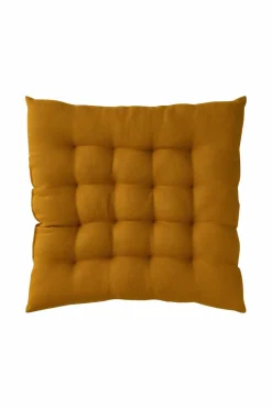 Ellos Home Siddehynde Candice af vasket hør, 40x40x5 cm