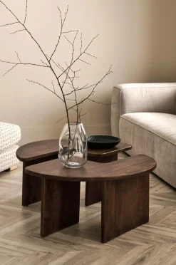 Ellos Home Sofabord Match Diameter 90 cm, 2 dele