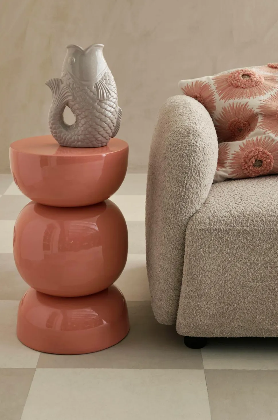 Ellos Home Taburet Rulle Ø 30 cm