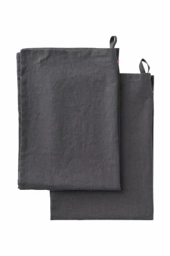 Ellos Home Viskestykke Elly i genanvendt halvlinned 2-pak