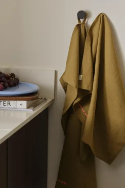 Ellos Home Viskestykke Elly i genanvendt halvlinned 2-pak