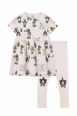 Ellos Milly & Willy Sæt Saga med kjole og leggings