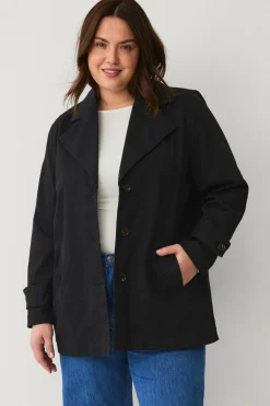 Ellos Plus collection Foret ærtefrakke i bomuldstwill