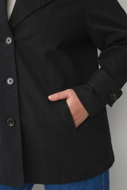 Ellos Plus collection Foret ærtefrakke i bomuldstwill