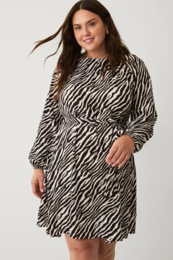 Ellos Plus collection Kjole med ballonærmer