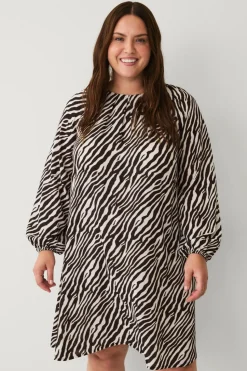 Ellos Plus collection Kjole med ballonærmer