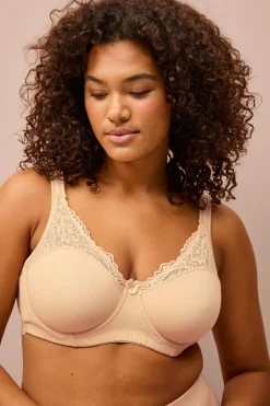 Ellos Plus collection Bh med bøjler med blondedetaljer
