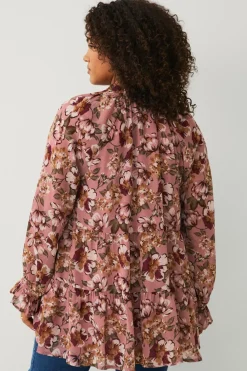 Ellos Plus collection Tunika med flæser