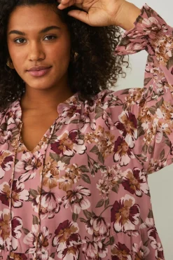 Ellos Plus collection Tunika med flæser