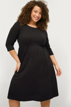 Ellos Plus collection Langærmet kjole med rund hals