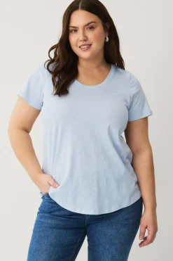 Ellos Plus collection Top med rund hals