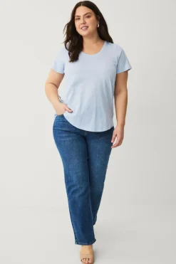 Ellos Plus collection Top med rund hals