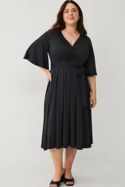 Ellos Plus collection Kjole med trompetærmer