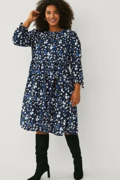 Ellos Plus collection Kjole med pufærmer