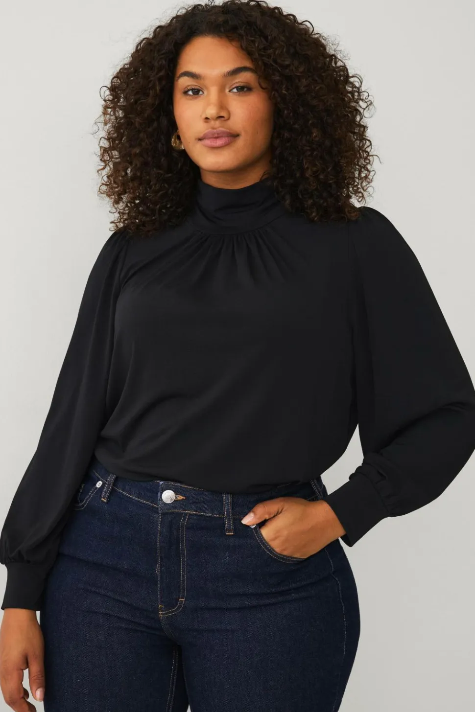 Ellos Plus collection Top med pufærmer