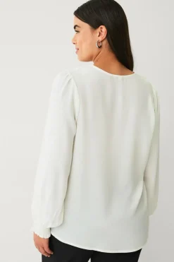 Ellos Plus collection Bluse med flæse