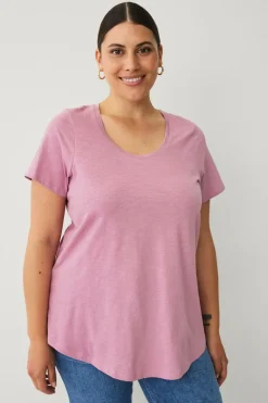 Ellos Plus collection Top med rund hals