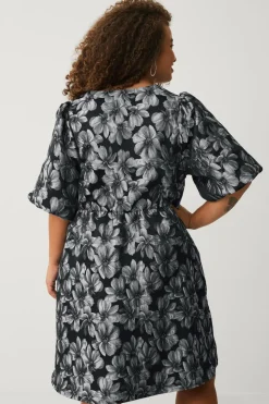 Ellos Plus collection Kjole med ballonærmer