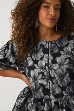 Ellos Plus collection Bluse med pufærmer