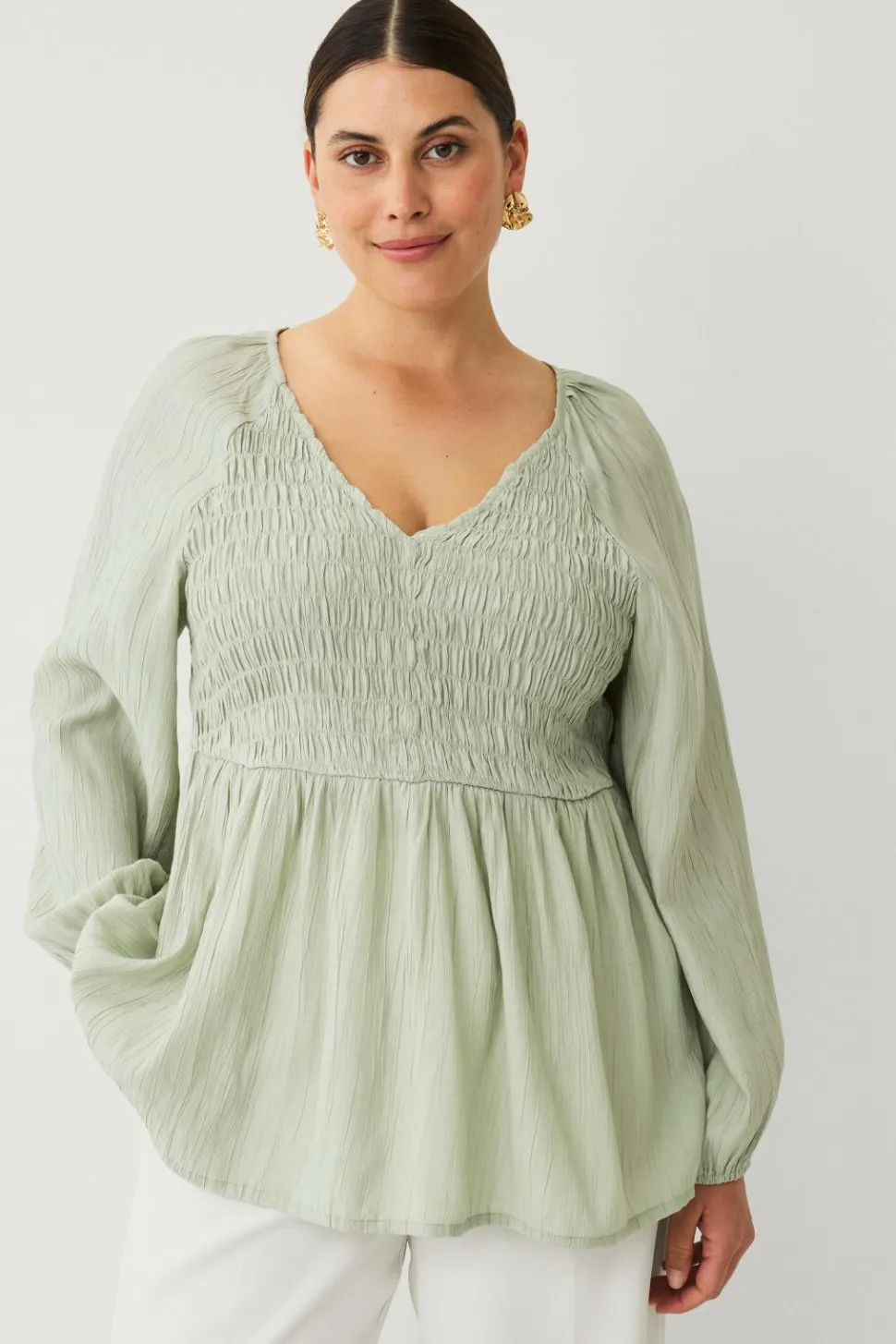 Ellos Plus collection Bluse med kittel