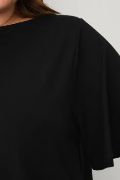 Ellos Plus collection Top med bådudskæring