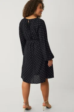 Ellos Plus collection Kjole med ballonærmer