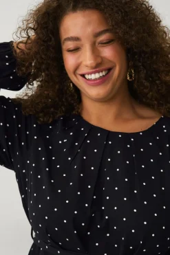 Ellos Plus collection Kjole med ballonærmer