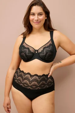 Ellos Plus collection Bh med bøjler med blondedetaljer