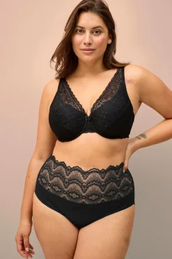 Ellos Plus collection Bøjle-bh med blondedetaljer