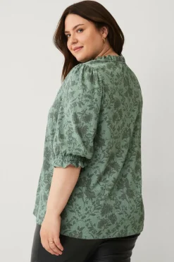 Ellos Plus collection Top med pufærmer