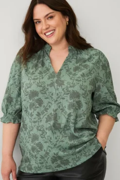 Ellos Plus collection Top med pufærmer