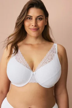 Ellos Plus collection Bøjle-bh med blondedetaljer