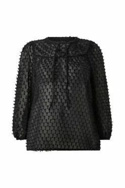 Ellos Plus collection Vid bluse med ballonærmer