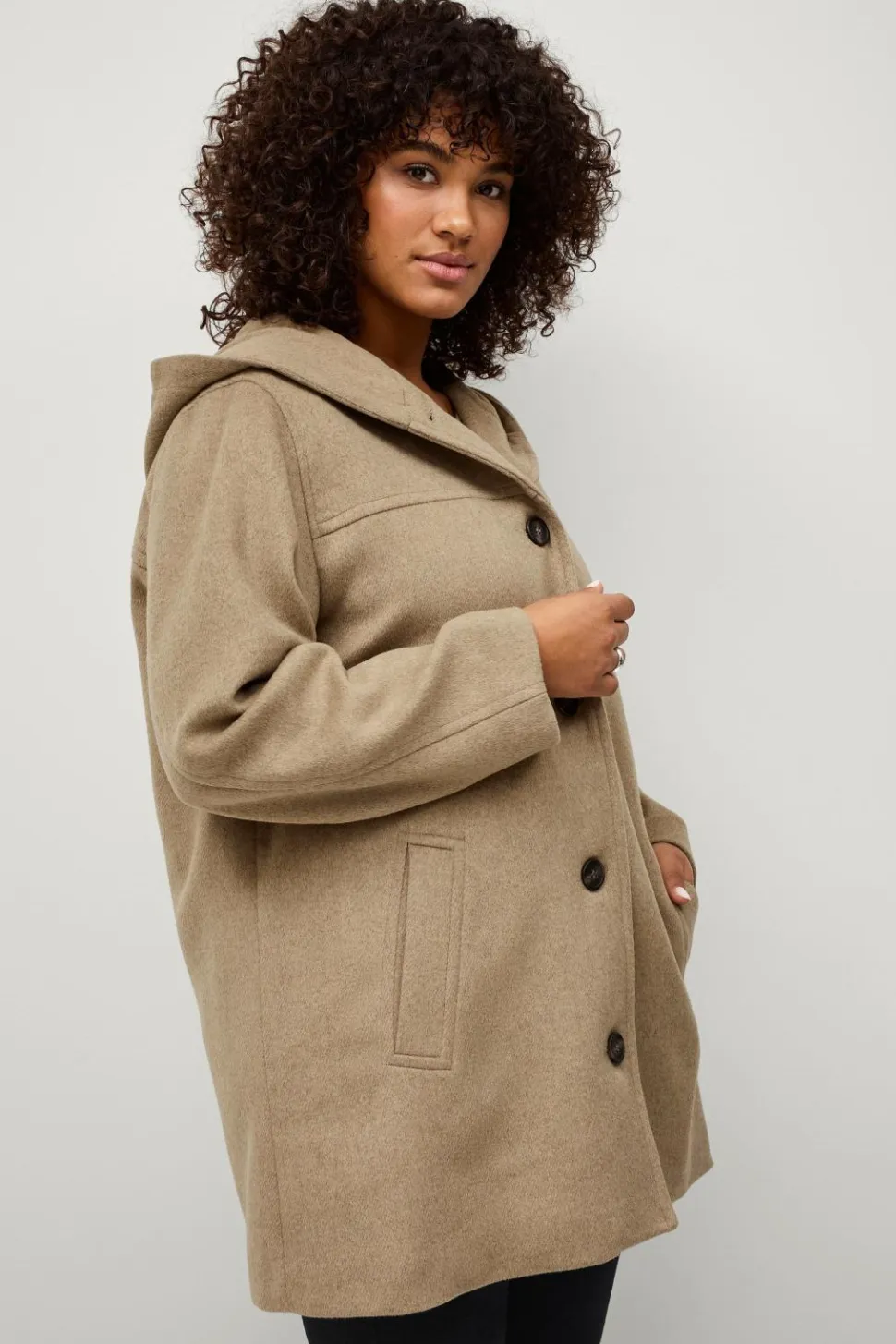 Ellos Plus collection Frakke i uldmiks