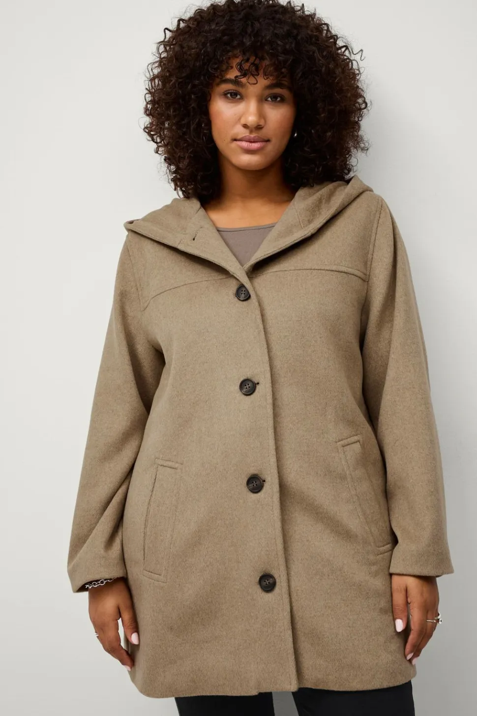 Ellos Plus collection Frakke i uldmiks