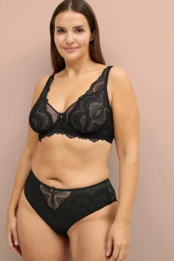 Ellos Plus collection Uforet bh med bøjler i blonder