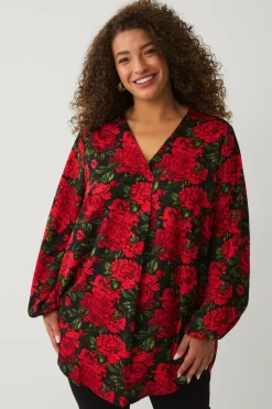 Ellos Plus collection Tunika med v-hals