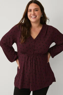 Ellos Plus collection Tunika med V-hals