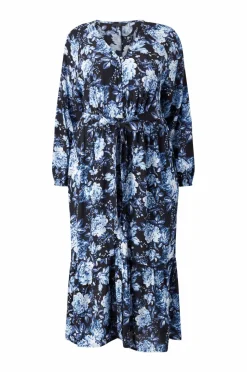 Ellos Plus collection Maxi kjole med volanter