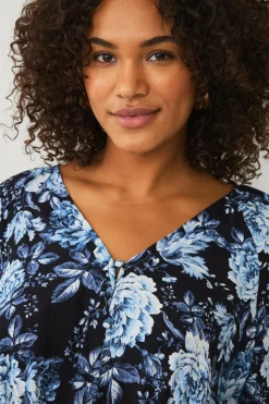 Ellos Plus collection Maxi kjole med volanter