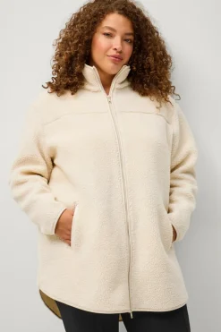 Ellos Plus collection Fleecejakke med opretstående krave