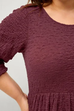 Ellos Plus collection Kjole med strukturmønster