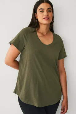 Ellos Plus collection Top med rund hals