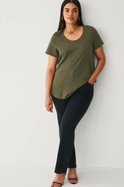 Ellos Plus collection Top med rund hals