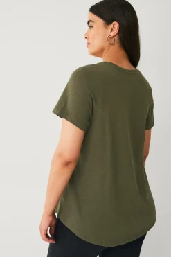 Ellos Plus collection Top med rund hals