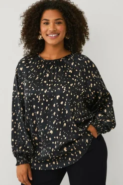 Ellos Plus collection Bluse i satin