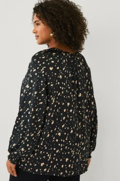 Ellos Plus collection Bluse i satin